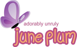 ADORABLY UNRULY JUNE PLUM logo
