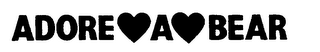 ADORE A BEAR logo