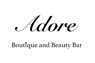 ADORE BOUTIQUE AND BEAUTY BAR logo