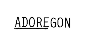 ADOREGON logo