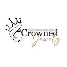 ADORN YOUR CROWN WITH JEWELZ CROWNED JEWELZ logo