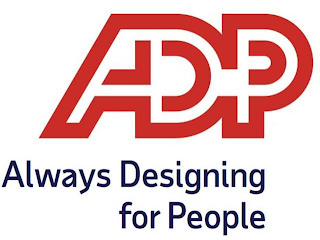 ADP ALWAYS DESIGNING FOR PEOPLE logo
