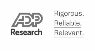 ADP RESEARCH RIGOROUS. RELIABLE. RELEVANT. logo
