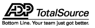 ADP TOTAL SOURCE BOTTOM LINE. YOUR TEAM JUST GOT BETTER. logo