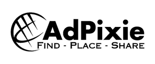 ADPIXIE FIND-PLACE-SHARE logo
