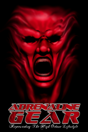 ADRENALINE GEAR REPRESENTING THE HIGH OCTANE LIFESTYLE logo
