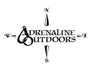 ADRENALINE OUTDOORS N S E W logo