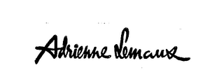 ADRIENNE LEMAUX logo