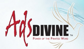 ADS DIVINE POWER OF THE PRINTED WORD logo