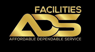 ADS FACILITIES AFFORDABLE DEPENDABLE SERVICE logo