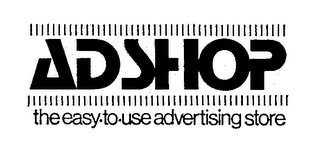 ADSHOP THE EASY-TO-USE ADVERTISING STORE logo
