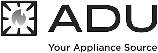 ADU YOUR APPLIANCE SOURCE logo