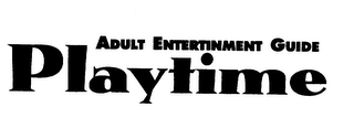 ADULT ENTERTAINMENT GUIDE PLAYTIME logo