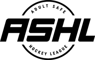 ADULT SAFE ASHL HOCKEY LEAGUE logo