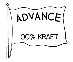 ADVANCE 100% KRAFT logo