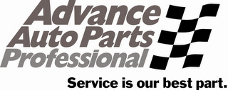 ADVANCE AUTO PARTS PROFESSIONAL SERVICE IS OUR BEST PART. logo