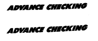 ADVANCE CHECKING logo