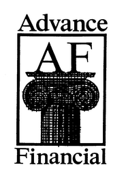 ADVANCE FINANCIAL AF logo