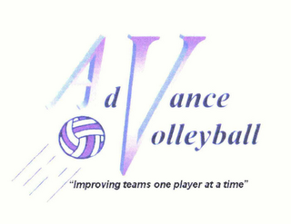 ADVANCE VOLLEYBALL "IMPROVING TEAMS ONE PLAYER AT A TIME" logo