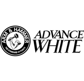 ADVANCE WHITE ARM & HAMMER THE STANDARD OF PURITY logo
