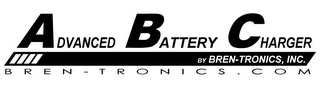 ADVANCED BATTERY CHARGER BY BREN-TRONICS, INC. BREN-TRONICS.COM logo