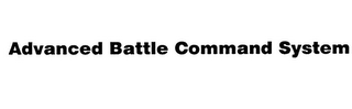 ADVANCED BATTLE COMMAND SYSTEM logo