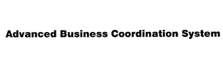 ADVANCED BUSINESS COORDINATION SYSTEM logo