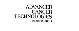 ADVANCED CANCER TECHNOLOGIES INCORPORATED logo