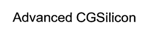 ADVANCED CGSILICON logo