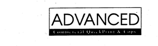 ADVANCED COMMERCIAL QUICKPRINT & COPY logo