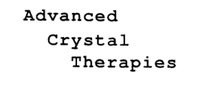 ADVANCED CRYSTAL THERAPIES logo