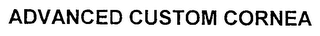 ADVANCED CUSTOM CORNEA logo