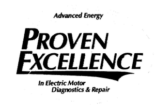 ADVANCED ENERGY PROVEN EXCELLENCE IN ELECTRIC MOTOR DIAGNOSTICS & REPAIR logo