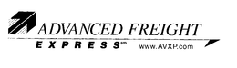 ADVANCED FRIEGHT EXPRESS WWW. AVXP.COM logo