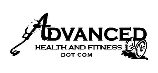 ADVANCED HEALTH AND FITNESS DOT COM LLC logo