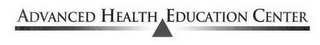 ADVANCED HEALTH EDUCATION CENTER logo
