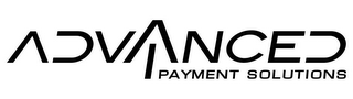 ADVANCED PAYMENT SOLUTIONS logo