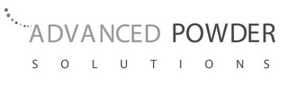 ADVANCED POWDER SOLUTIONS logo