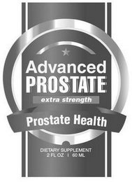 ADVANCED PROSTATE EXTRA STRENGTH PROSTATE HEALTH DIETARY SUPPLEMENT 2 FL OZ 60 ML logo