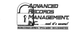 ADVANCED RECORDS MANAGEMENT, INC. logo