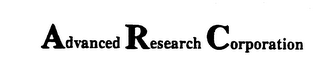ADVANCED RESEARCH CORPORATION logo