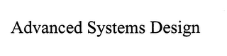 ADVANCED SYSTEMS DESIGN logo