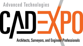 ADVANCED TECHNOLOGIES CAD EXPO ARCHITECTS, SURVEYORS, AND ENGINEERING PROFESSIONALS logo