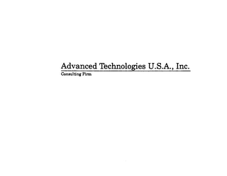 ADVANCED TECHNOLOGIES U.S.A., INC. CONSULTING FIRM logo