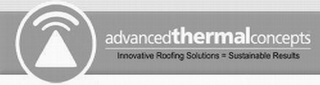 ADVANCEDTHERMALCONCEPTS INNOVATIVE ROOFING SOLUTIONS = SUSTAINABLE RESULTS logo