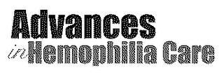 ADVANCES HOMOPHILIA CARE logo
