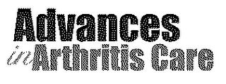 ADVANCES IN ARTHRITIS CARE logo