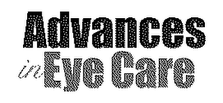 ADVANCES IN EYE CARE logo