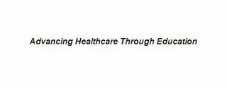 ADVANCING HEALTHCARE THROUGH EDUCATION logo