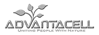 ADVANTACELL UNITING PEOPLE WITH NATURE logo